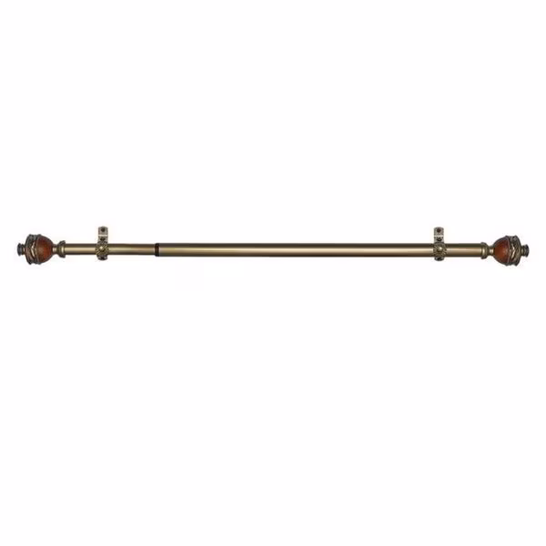 Achim Importing RDCAVQW486 Camino Decorative Rod And Finial Ava; 48 x 86 in.